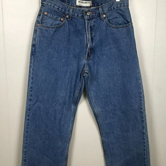 Levi's 505 Regular Fit Jeans Y2K Boyfriend High Rise High Waist Mom Jeans - Picture 8 of 14